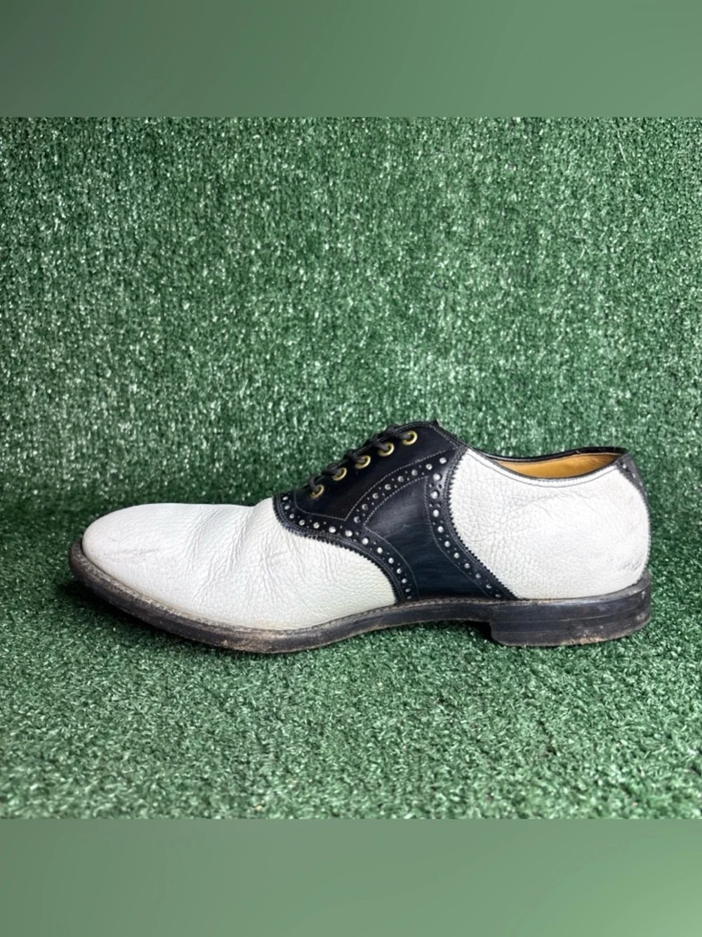 Vintage Johnston & Murphy Spectator Golf‎ Shoes Mens Size 10 D